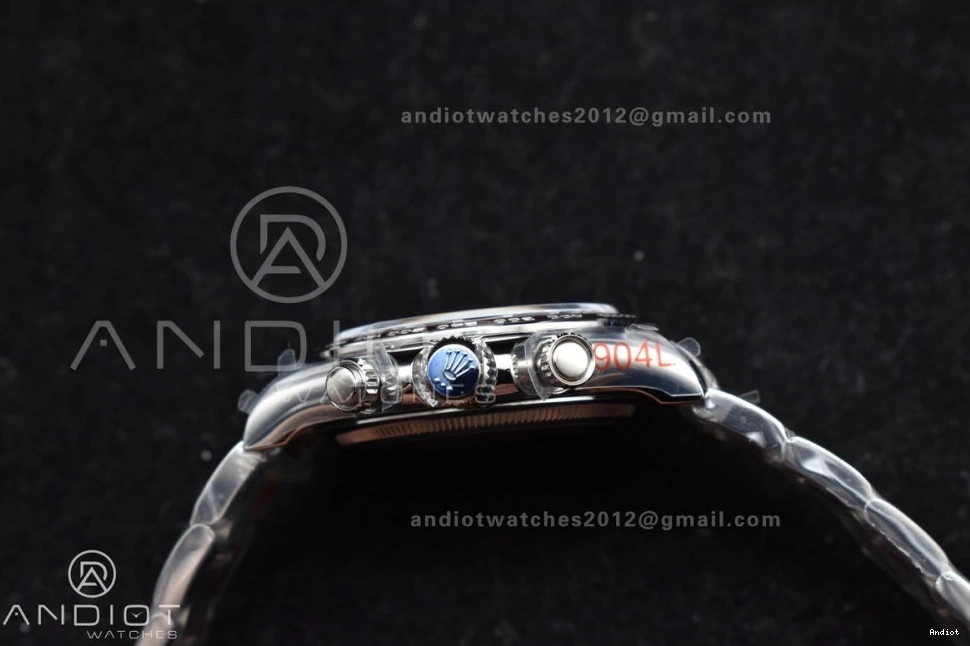 SH4131 Daytona Blue Stick YG QF Braclet Best 1:1 on V5 126506 Marker Dial Ice SS Edition 0218